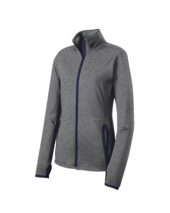 Sport-Tek - Ladies Sport-Wick Stretch Contrast Full-Zip Jacket